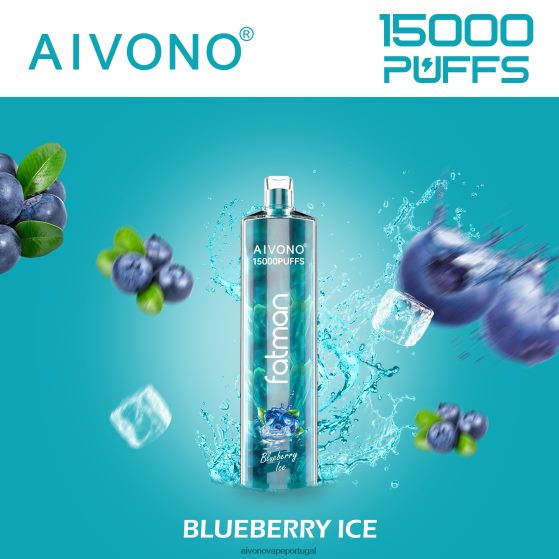 gelo de mirtilo Aivono FATMAN 15.000 280DJX14 | Aivono Vape Review