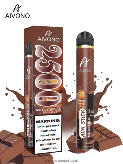 vinho chocolate Aivono AIM STICK 2500 280DJX156 | Aivono Vape Portugal