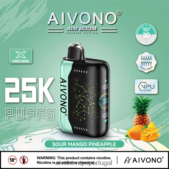 abacaxi manga azeda Aivono AIM BOOM 25.000 280DJX351 | Aivono Vape Portugal