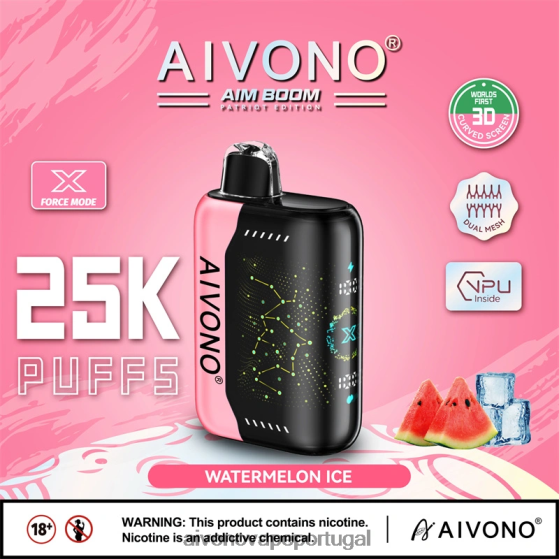 gelo de melancia Aivono AIM BOOM 25.000 280DJX353 | Aivono Vape