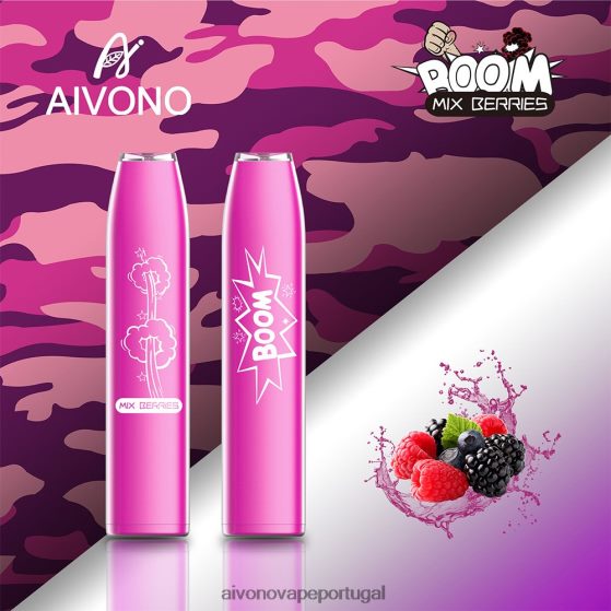 frutas misturadas Aivono AIM BOOM 600 280DJX361 | Aivono Vape Portugal