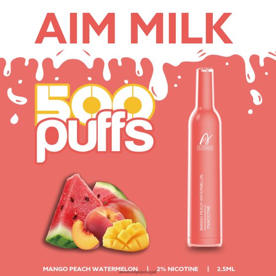 manga, pêssego, melancia Aivono AIM MILK 500 280DJX268 | Aivono Vape