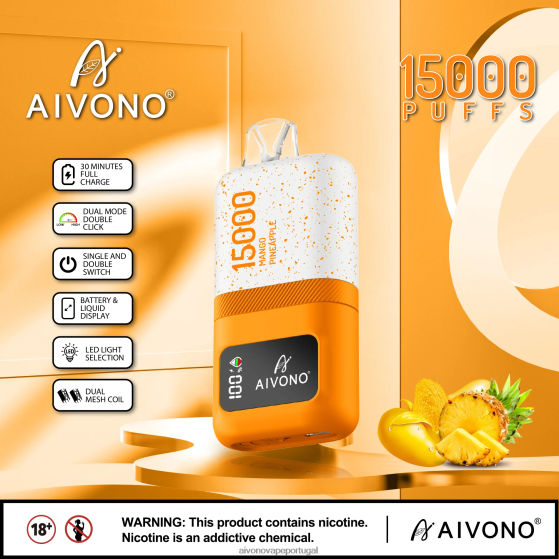 abacaxi manga Aivono AIM magic 15.000 280DJX69 | Aivono Vape Review
