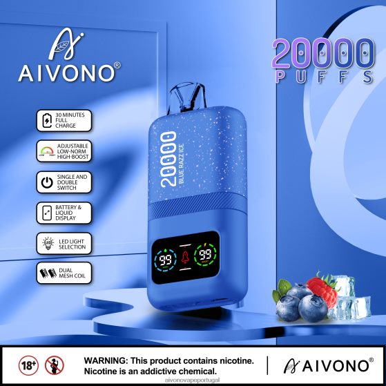 gelo azul Aivono AIM magic 20.000 280DJX79 | Aivono Vape Review