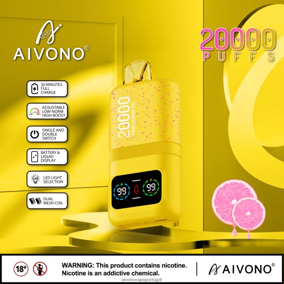 gelo de limão rosa Aivono AIM magic 20.000 280DJX83 | Aivono Vape