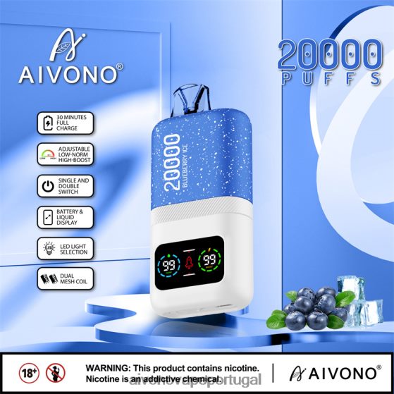 gelo de mirtilo Aivono AIM magic 20.000 280DJX73 | Aivono Vape