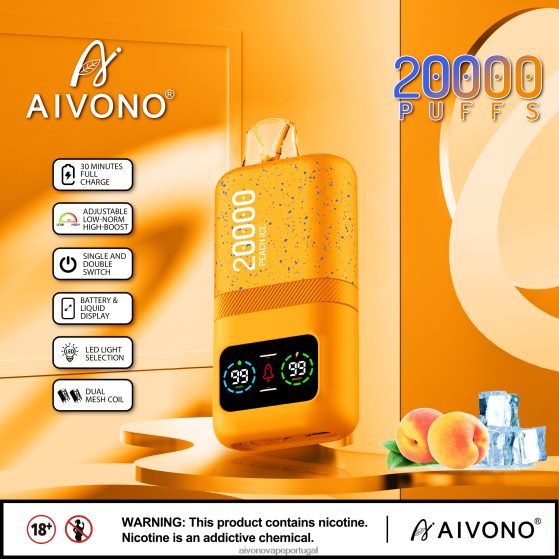 gelo de pêssego Aivono AIM magic 20.000 280DJX85 | Aivono Lisbon