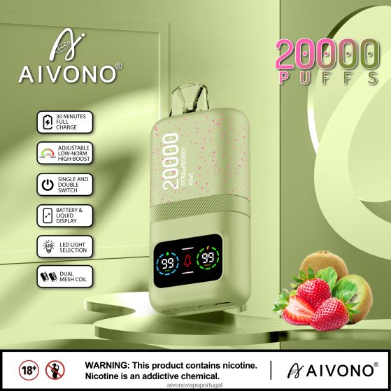 kiwi morango Aivono AIM magic 20.000 280DJX81 | Aivono Vape Portugal
