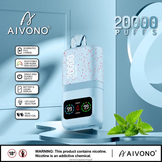 menta fresca Aivono AIM magic 20.000 280DJX84 | Aivono Vape Review