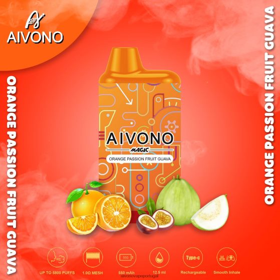 goiaba laranja maracujá Aivono AIM MAGIC cigarro de caixa de 5800 bocas 280DJX90 | Aivono Lisbon