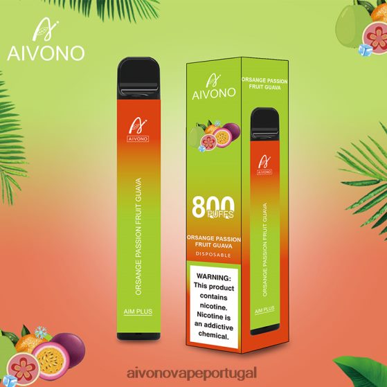 goiaba laranja maracujá Aivono AIM PLUS 800 280DJX189 | Aivono Vape Review
