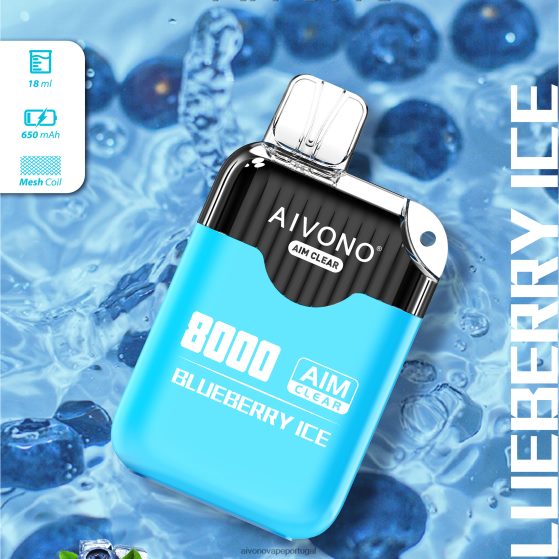gelo de mirtilo Aivono AIM CLEAR 8.000 280DJX206 | Aivono Vape Portugal