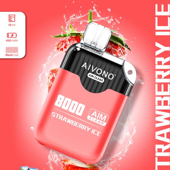 gelo de morango Aivono AIM CLEAR 8.000 280DJX205 | Aivono Lisbon