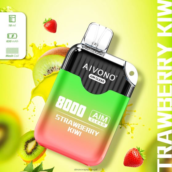 kiwi morango Aivono AIM CLEAR 8.000 280DJX210 | Aivono Lisbon