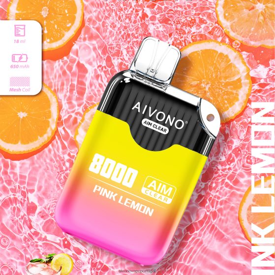 limão rosa Aivono AIM CLEAR 8.000 280DJX211 | Aivono Vape Portugal